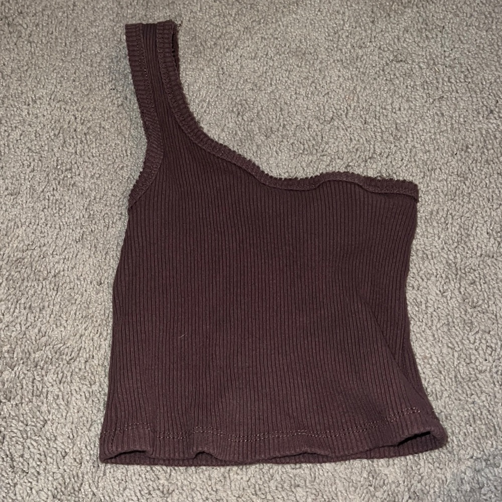 One shoulder tank top